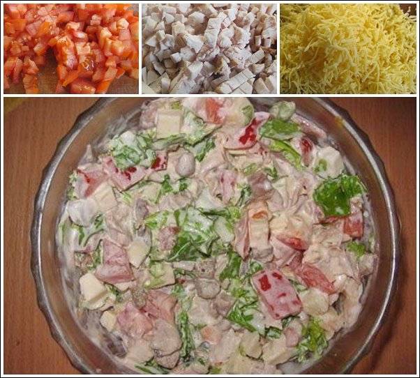 Ингредиенты и проготовление салата